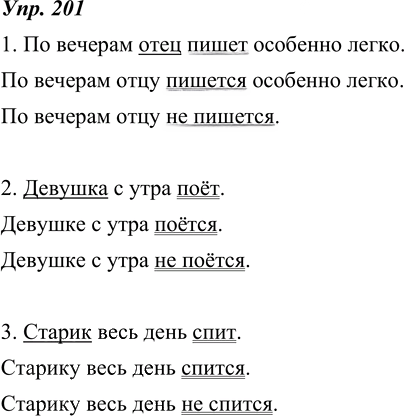 Иллюстрация к решению «ГДЗ по Русскому языку 8 Класс Номер 201 Ладыженская, Тростенцова - Подробные Ответы», 1