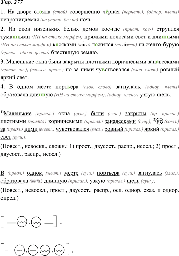Иллюстрация к решению «ГДЗ по Русскому языку 8 Класс Номер 277 Ладыженская, Тростенцова - Подробные Ответы», 1